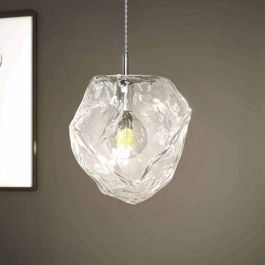 Lucande Valina hänglampa av glas, 1 lampa