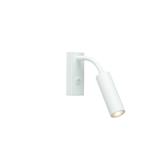 Vägglampa Cato Slim flexarm (Vit)