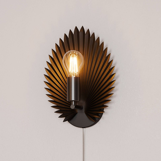 By Rydéns Aruba vägglampa, svart