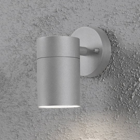 Utomhusvägglampa NEW MODENA, 1 ljuskälla, grå