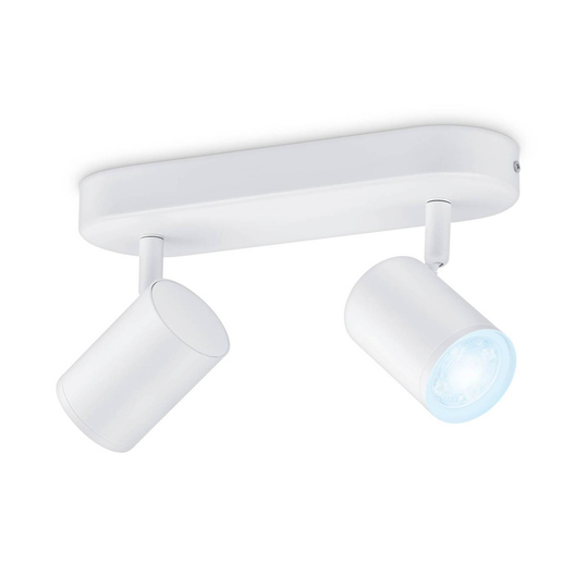WiZ Imageo LED-spotlight 2 lampor vit