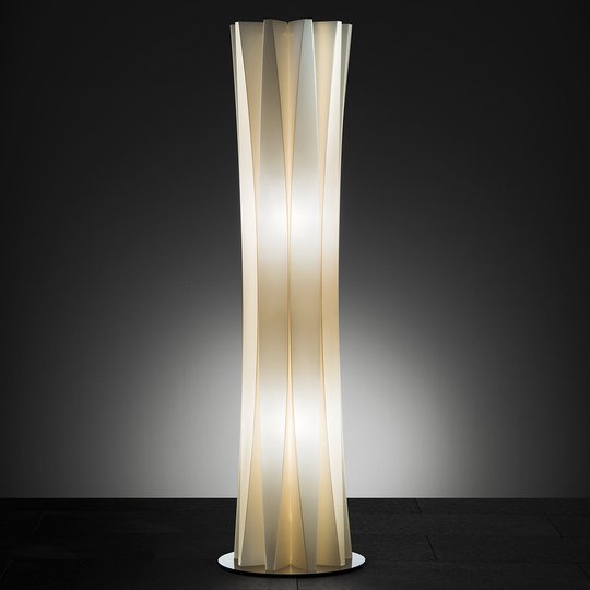 Slamp Bach, golvlampa, höjd 116 cm, guld