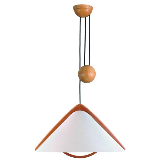 Segeldukslampa Pila med skärm av lunopal