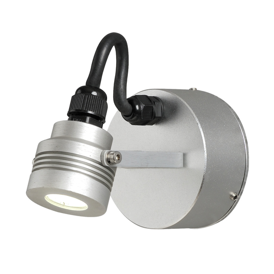 Monza vägglykta 1x1W LED (Silver)