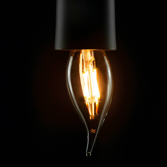 SEGULA LED-ljus vindstöt E14 3W 2 200 K filament