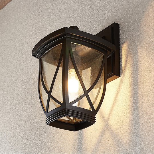 Lindby Fritza utomhusvägglampa, höjd 31,8 cm
