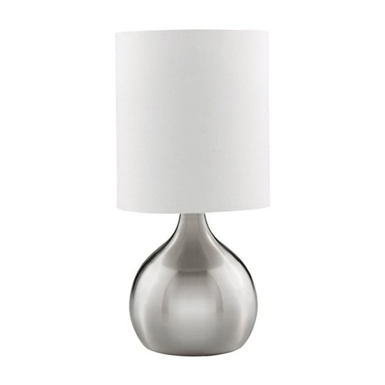 Bordslampa Touch 3923, silver satinerad