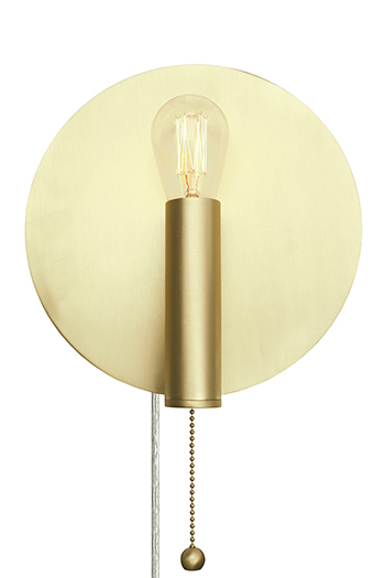 Vägglampa Art Deco (Mässing/guld)