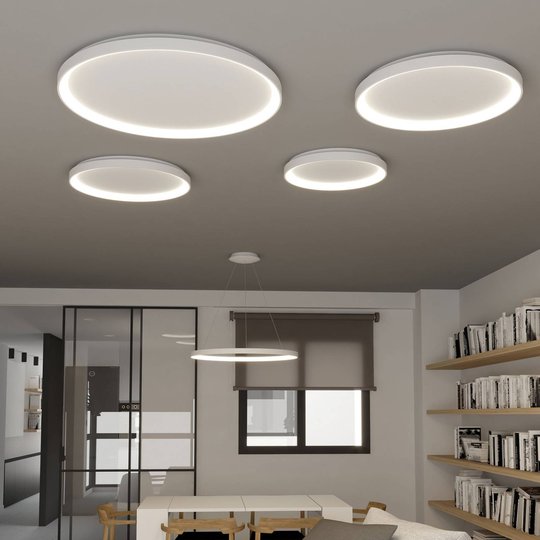 LED-taklampa Grace, DALI, Ø 58 cm, Casambi