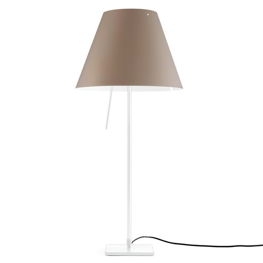 Luceplan Costanza bordslampa D13if vit/nougat