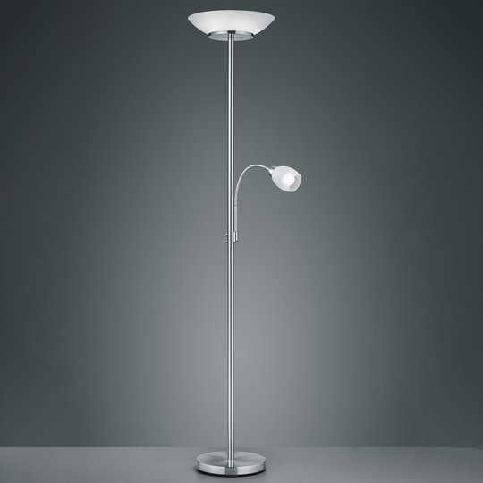 Golvlampa Gerry i nickel