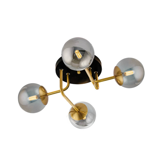 Taklampa Fiore, 4 lampor