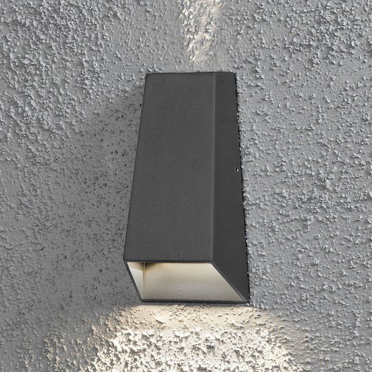 LED-utomhusvägglampa Imola dubbel ljuskon
