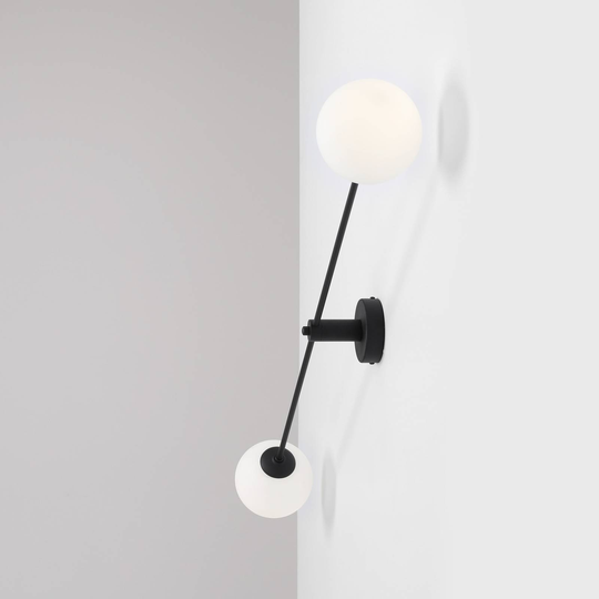 Vägglampa Ohio, 2 lampor, rörlig