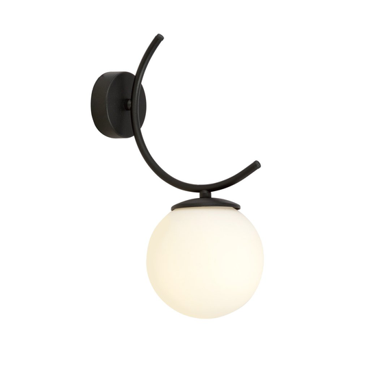 Boston K1 vägglampa (Svart)