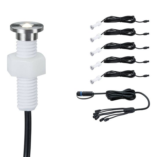 Paulmann Plug & Shine inbyggnadslampa 93694 5-pack