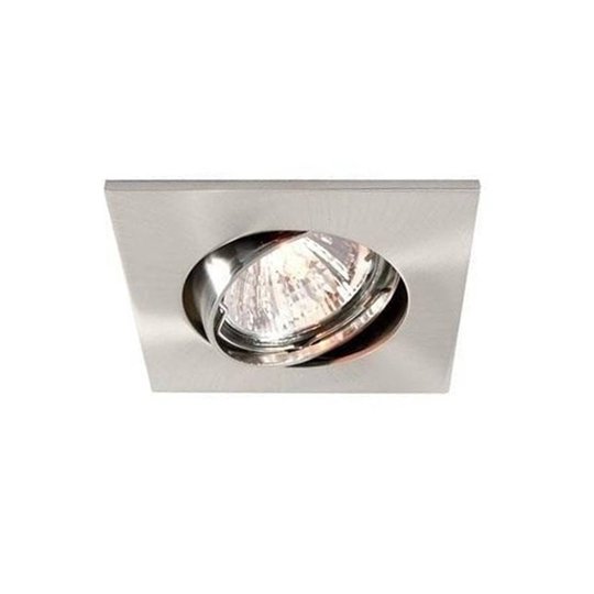 Diskret takinbyggnadsring borstad aluminium 7,4 cm