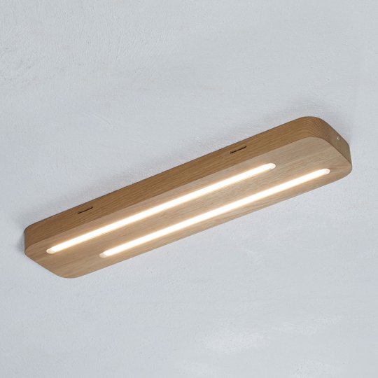 Neele – LED-taklampa med ekträ