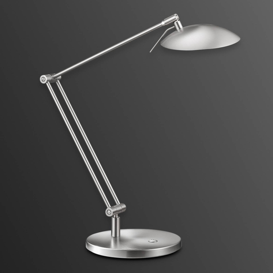 Smart LED-skrivbordslampa COIRA i matt nickel