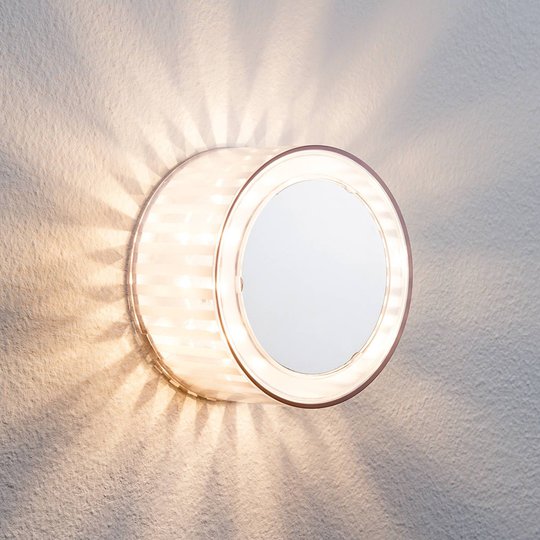 LED-vägglampa DecoBeam m. 2 diffusörer
