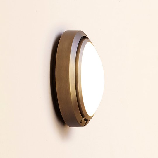 Luceplan Metropoli vägglampa brons glas 17 cm