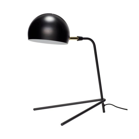 Skrivbordslampa Round svart Hubsch (Svart)