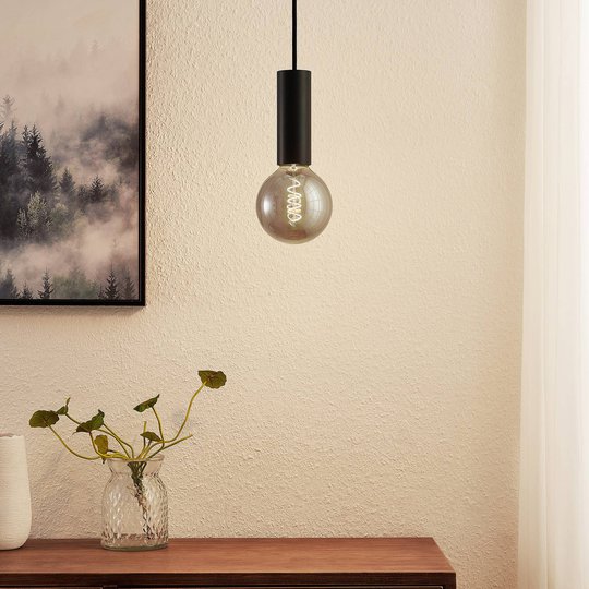 Arcchio Padilum hänglampa, höjd 15 cm, svart