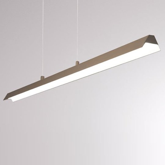 LOUM Uto LED-pendellampa med metallskärm terra