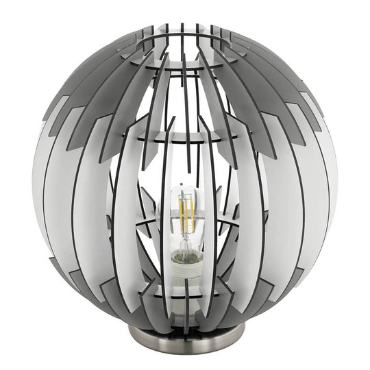 Olmero - trendig bordslampa med lamellskärm