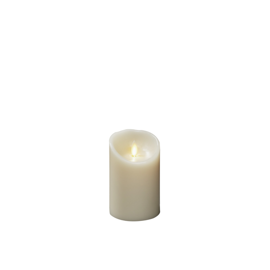 Vaxljus 7,6x11,4 cm LED (Gräddvit)