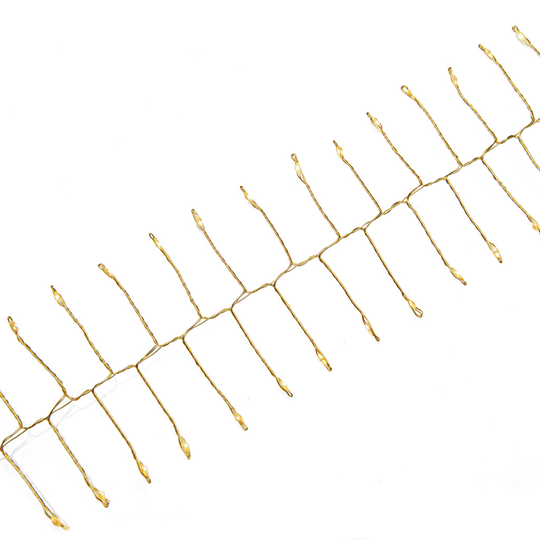 Slinga microcluster amber LED (Guld)
