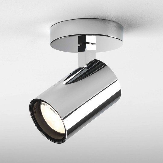 Astro Aqua Single LED-badrumstaklampa krom