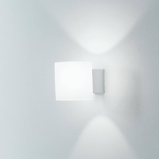 Martinelli Luce Tube vägglampa, glasskärm 10 cm