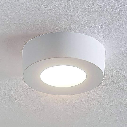 LED-taklampa Marlo vit 3 000 K rund 12,8 cm