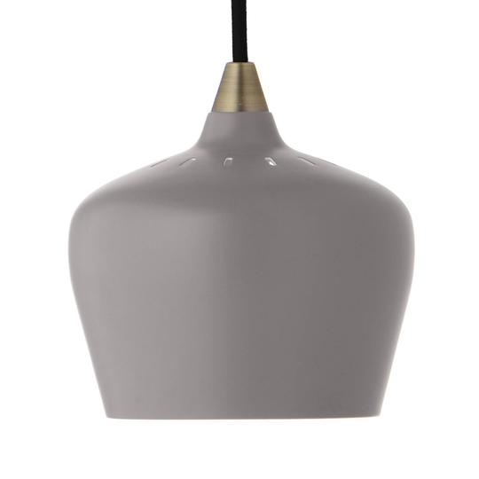 FRANDSEN Cohen pendellampa Ø 16 cm grå matt
