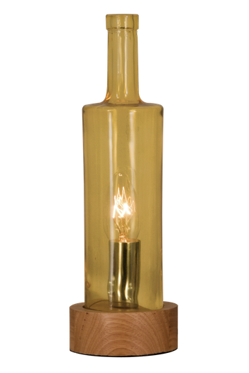 Flaske bordlampa (Grön)