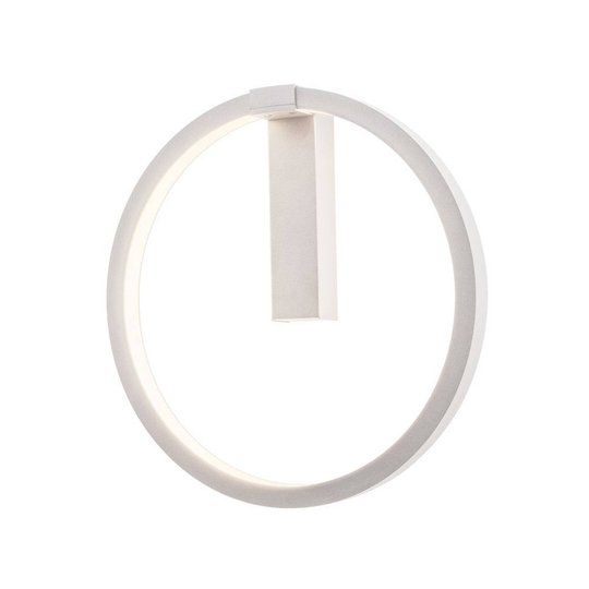 SLV One LED-vägglampa, DALI, vit, Ø 40 cm