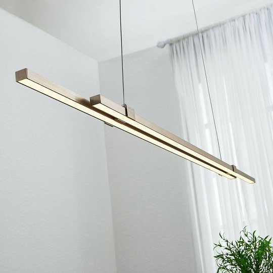 LED-balkpendellampan Tymon, smal, utdragbar