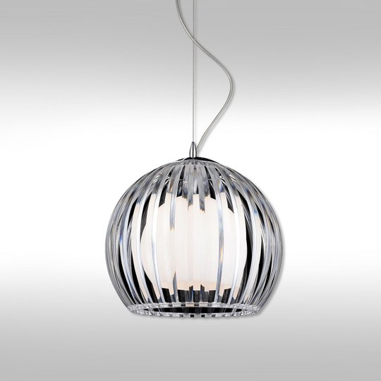 Transparent taklampa Mandina - 20 cm