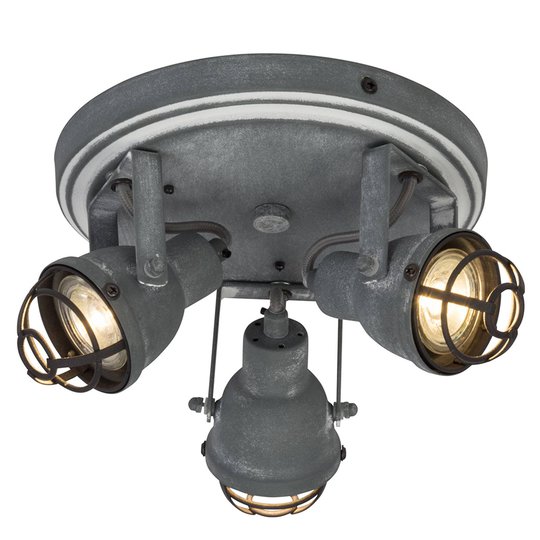 I industridesign - 3 ljuskällor LED-taklampa Bente