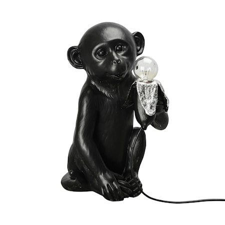 Lampa Banana Monkey Svart/Silver