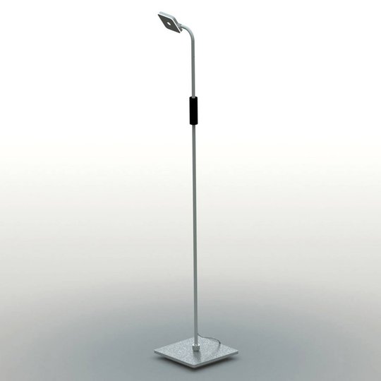 Bopp Move - LED-golvlampa med batteri, aluminium