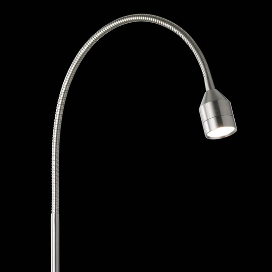 LED-klämlampa Lovi med strömbrytare, nickel