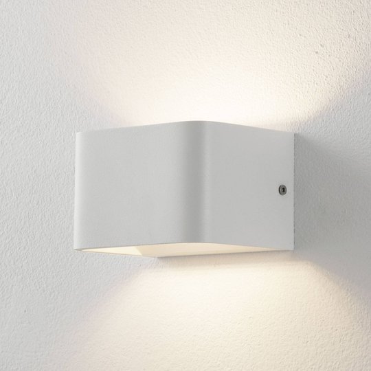 Lucande Sessa LED-vägglampa 13 cm vit