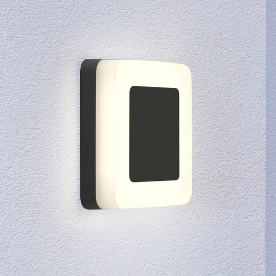 Paul Neuhaus Fabian LED-taklampa IP54, kantig