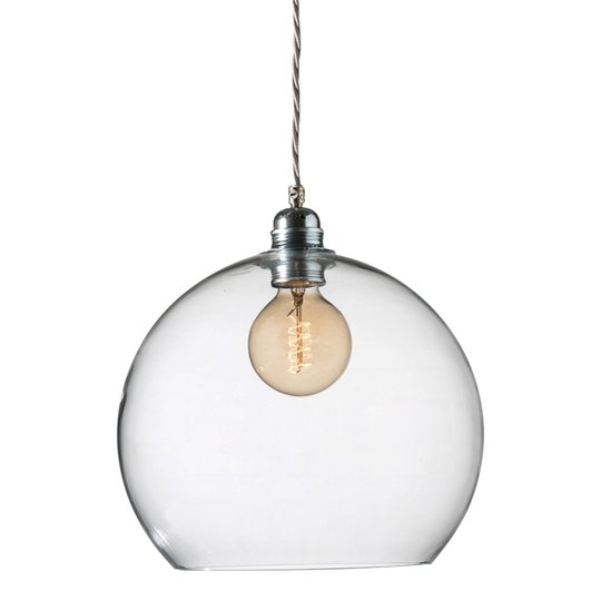 Rowan glaspendel 28cm (Klar/transparent)