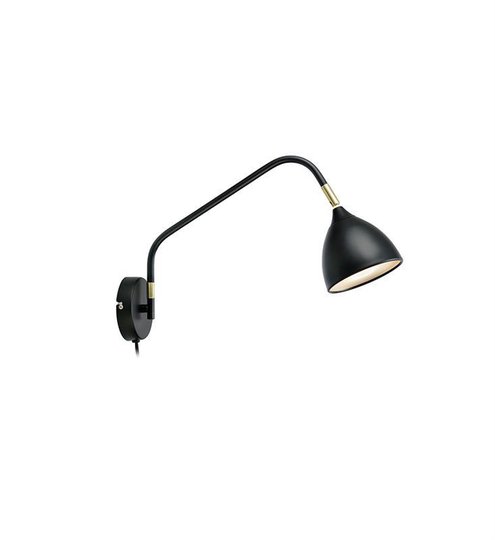 Valencia vägglampa (Svart)