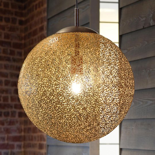 Pendellampa Greta med kulskärm, 40 cm