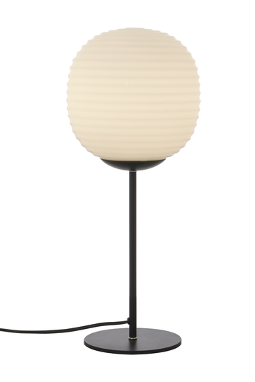 Rille bordslampa (Svart)
