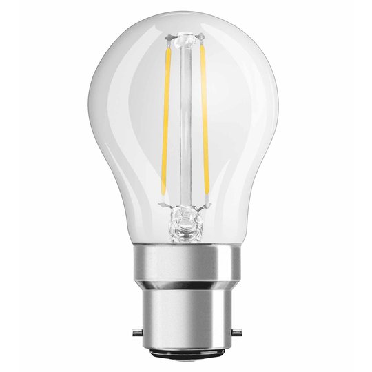 B22 2,5 W 827 Filament LED-dropplampa